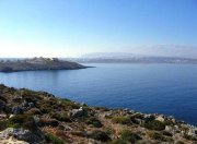 Tersanas Chania Grundstück direkt am Meer - atemberaubende Aussicht auf Kreta Grundstück kaufen